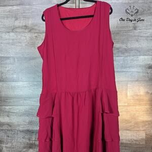 Amzbrly Sleeveless Fit and Flare Dress Size XL